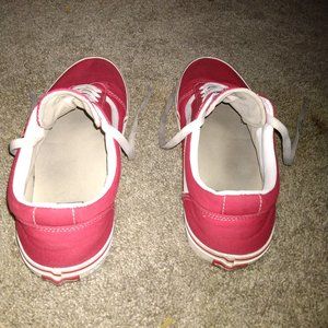 Red vans off the wall 12.0
